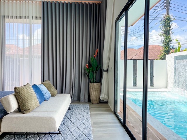 ขายบ้านเดี่ยวพูลวิลล่าหมู่บ้านสวนเนรมิต5 ภูเก็ต POOL VILLA FOR SALE PHUKET เฟอร์ครบ