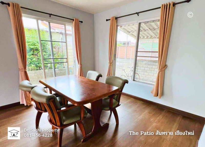 ขายบ้านเดี่ยว The Patio สันทราย 56 ตรว. ใกล้ HomePro สันทราย เชียงใหม่ แยกสันคะยอม (น้ำไม่ท่วม)