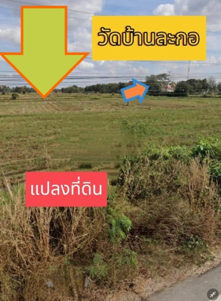 ขายที่ดินบ้านละกอ ติดถนน อำเภอจักราชจังหวัดนครราชสีมา