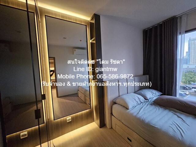 Condo ไลฟ์ อโศก ไฮป์ 24000 BAHT. 1Bedroom1Bathroom 35 sq.m. เป็นส่วนตัว เป็นคอนโดพร้อมอยู่ มีการตกแต่งภายในเพิ่มเติมได้แ