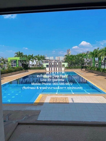 CONDO ลุมพินี ทาวน์ รัตนาธิเบศร์ Lumpini Condo Town Rattanathibet ใหญ่ 37 SQUARE METER 1BEDROOM1BATHROOM 1200000 THB ไม่