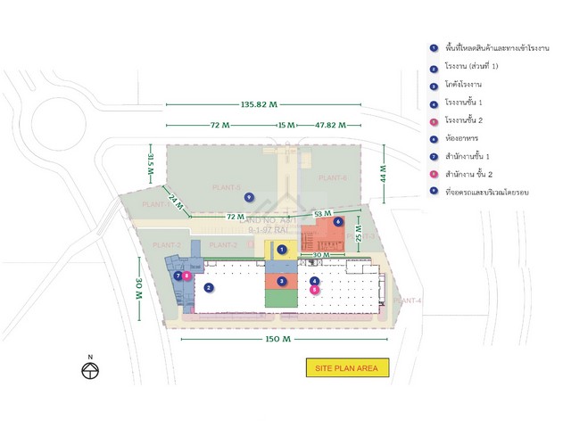 ขายที่ดินพร้อมโรงงาน 14 ไร่ พื้นที่ภายในกว่า 10,000 ตรม. ผังสีม่วง ในนิคมอุตสาหกรรมสินสาคร สมุทรสาคร ใกล้ถนนเอกขัย และถน