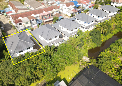 บ้านเดี่ยว หมู่บ้านพร้อมจิตร รีโนเวทใหม่ ซอยวัดพระเงิน บางใหญ่ นนทบุรี