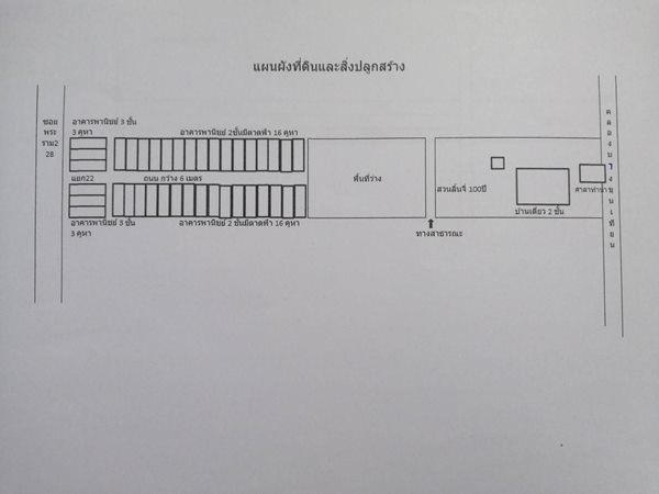 ขายที่ดินพร้อมสิ่งปลูกสร้าง เขตจอมทอง ถนนพระราม 2 ซอย 28 แยก 22 โทร. 0814018666