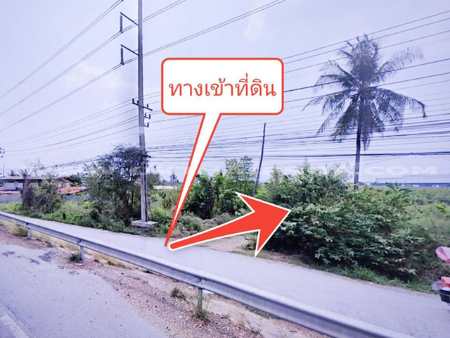 ที่ดินจัดสรรล็อคที่ 19 อยู่ฝั่งขวามือ ถ.346 ลาดหลุมแก้ว ปทุมธานี