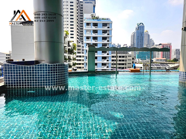 CONDO St. Louis Grand Terrace (เซนต์หลุยส์ แกรนด์ เทอเรส) สาทรซอย 11 ชั้น 23 เนื้อที่ 47 ตรม. พร้อมเฟอร์นิเจอร์ ใจกลางเมือง พร้อมสิ่งอำนวยความสะดวกครบ