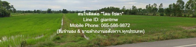 รหัส DSL-704 ขาย ที่ดิน ที่ดินเปล่า (ทุ่งนาข้าว) ต.ดอนแตง อ.ขาณุวรลักษบุรี จ.กำแพงเพชร 9000000 BAHT 32 Rai 0 Ngan 48 ตร.