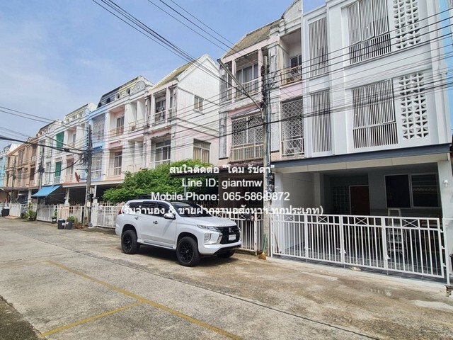 TOWNHOME ขายทาวน์โฮม 3 ชั้น (รีโนเวทแล้ว) ม.ทรัพย์หมื่นแสน ซ.นวลจันทร์ 36 4 BEDROOM 4 Bathroom 20 SQ.WA 3500000 B. ใกล้ก