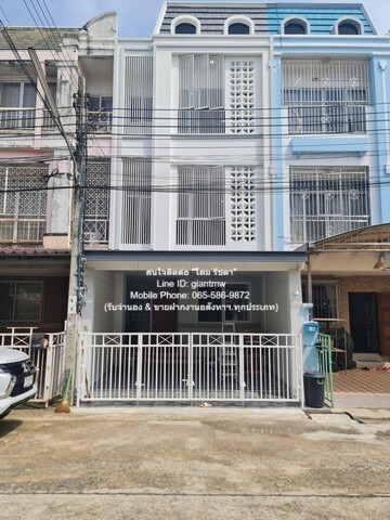 TOWNHOME ขายทาวน์โฮม 3 ชั้น (รีโนเวทแล้ว) ม.ทรัพย์หมื่นแสน ซ.นวลจันทร์ 36 4 BEDROOM 4 Bathroom 20 SQ.WA 3500000 B. ใกล้ก