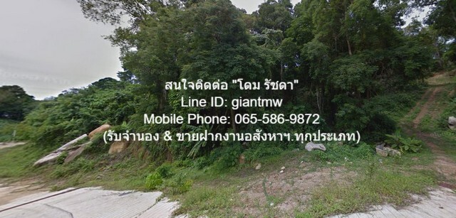 ขายที่ดินเปล่าบนภูเขา, วิวทะเล และมีถนนคอนกรีตหน้าที่ดิน ต.กมลา อ.กะทู้ จ.ภูเก็ต (2 ไร่), ราคา 34 ล้านบาท