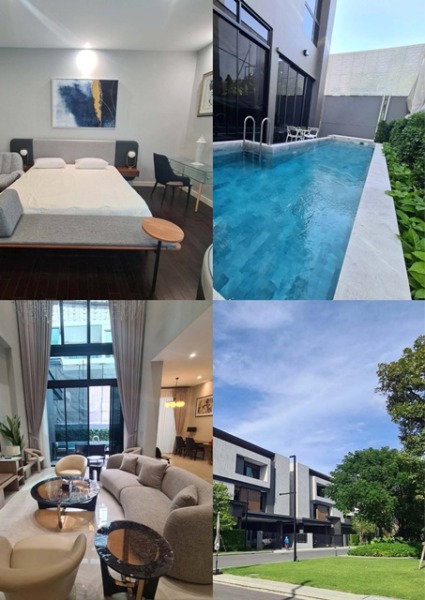 คฤหาสน์ เซ็นทรัลอีสต์วิวล์ รร.นานาชาตินีวา 300 ม. Pool villa 3ชั้น จัดเต็มเฟอร์พร้อมลิฟท์ 80 ตร.ว.300 ตร.ม.ใหม่แกะกล่อง