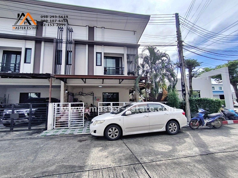 บ้านฟ้าปิยรมย์ เฟส 12 ทาวน์เฮ้าส์ 2 ชั้น หลังมุม 29.3 ตร.ว. มีพื้นที่ด้านข้าง ต่อเติมครบ พร้อมอยู่ อ.ลำลูกกา จ.ปทุมธานี
