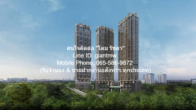 condominium Whizdom The Forestias วิสซ์ดอม เดอะ ฟอเรสเทียส์ 2BEDROOM2BR 39000 บาท ใกล้กับ Mega บางนา และห้าง Central บาง