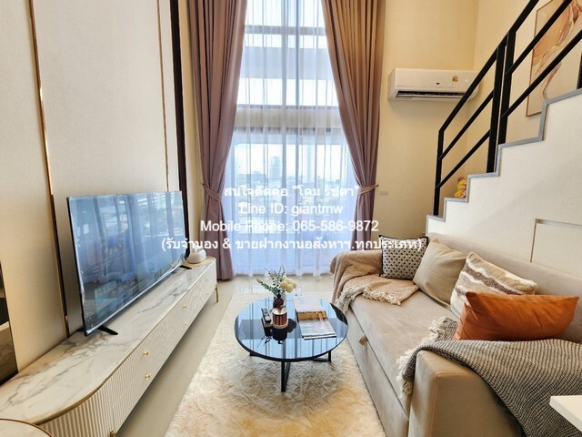 CONDO L Loft Ratchada 19 area 40 SQ.METER 3950000 บาท. ไม่ไกลจาก MRT รัชดาภิเษก ทำเลดี เป็นคอนโดพร้อมอยู่ที่มีการตกแต่งภ