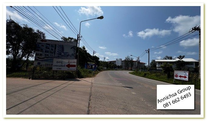 ที่ดิน เหมาะทำรีสอร์ท ที่พักอาศัย หรือทำธุรกิจอื่นๆ ใกล้แหล่งท่องเที่ยว หาดแม่พิมพ์ ใกล้วัดพลงไสว และใกล้ทะเลเพียงห่างจา
