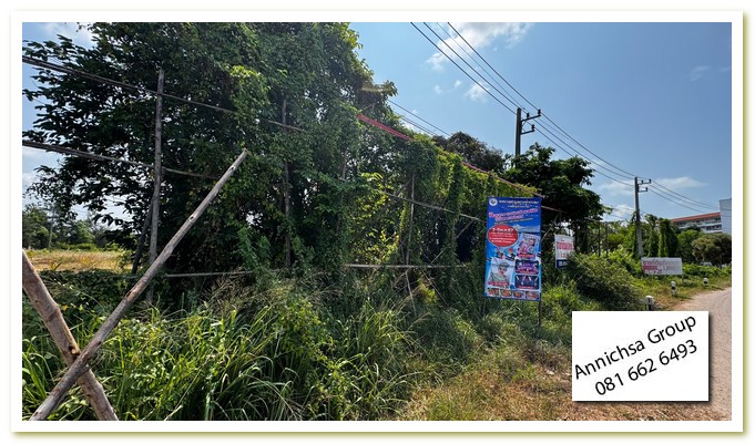 ที่ดิน เหมาะทำรีสอร์ท ที่พักอาศัย หรือทำธุรกิจอื่นๆ ใกล้แหล่งท่องเที่ยว หาดแม่พิมพ์ ใกล้วัดพลงไสว และใกล้ทะเลเพียงห่างจากทะเล เพียง 300 เมตร