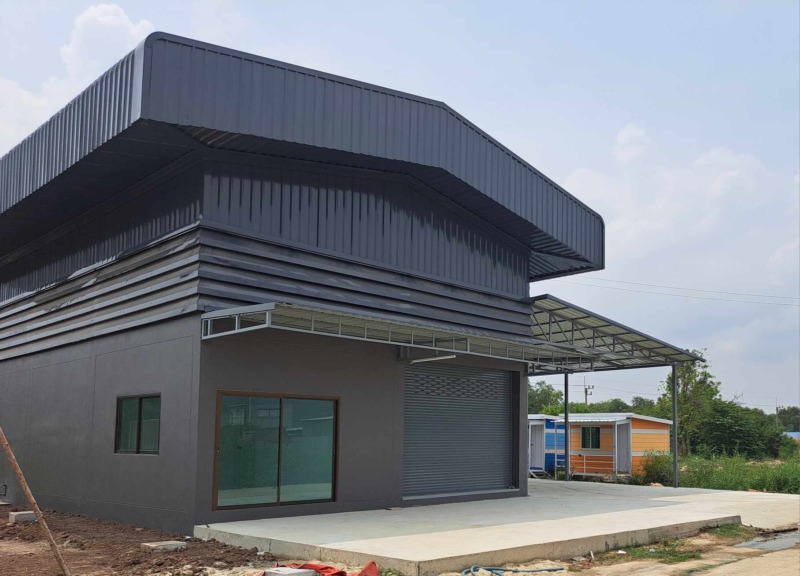 ขายที่ดินพร้อมสร้างโรงงานใหม่ ติดถนน มีครบจบในที่เดียว