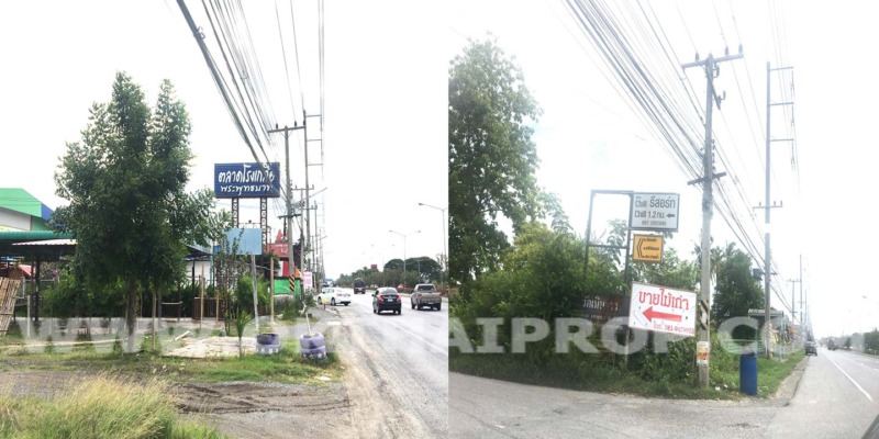 ที่ดินติดถนนใหญ่ ถ.พหลโยธิน ต.นายาว อ.พระพุทธบาท จ.สระบุรี