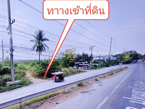 ที่ดินจัดสรรล็อคที่ 10 อยู่ฝั่งขวามือ ถ.346 ลาดหลุมแก้ว ปทุมธานี