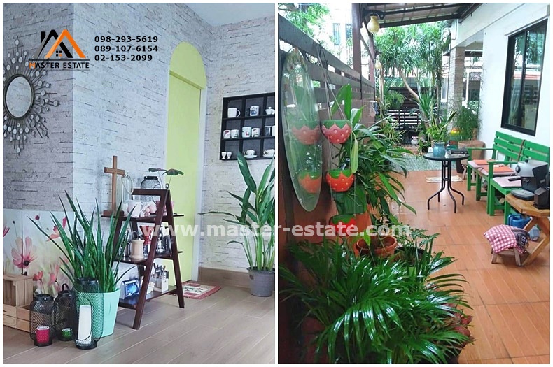 บ้านฟ้าปิยรมย์ เฟส 12 ทาวน์เฮ้าส์ 2 ชั้น หลังมุม 29.3 ตร.ว. มีพื้นที่ด้านข้าง ต่อเติมครบ พร้อมอยู่ อ.ลำลูกกา จ.ปทุมธานี