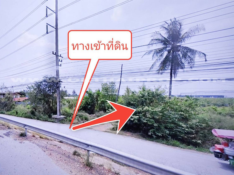 ที่ดินจัดสรรล็อคที่ 23 อยู่ฝั่งขวามือ ถ.346 ลาดหลุมแก้ว ปทุมธานี