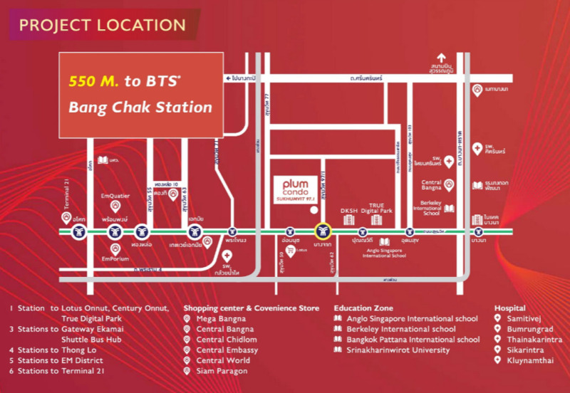 พลัมคอนโด สุขุมวิท 97/1 ใกล้ BTS บางจาก 27 ตารางเมตร 1 ห้องนอน ชั้น6 ตกแต่งครบ