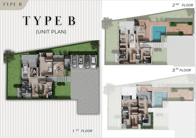 ขายบ้านเดี่ยว 3 ชั้น พร้อมสระว่ายน้ำ ฮาร์โมนี่ ฮิลล์ วิลล่า ห้วยใหญ่ พัทยา (BO8) ขนาด 172.3 ตรว. มีเฟอร์นิเจอร์และลิฟต์