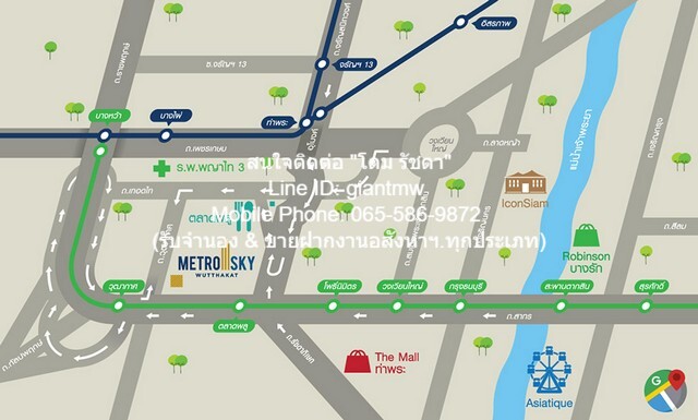 ห้องชุด Metro Sky Wutthakat 22SQ.METER 1 นอน 1 BATHROOM ไม่ไกลจาก BTS วุฒากาศ เงียบสงบ เป็นคอนโดพร้อมอยู่ มีการตกแต่งภาย