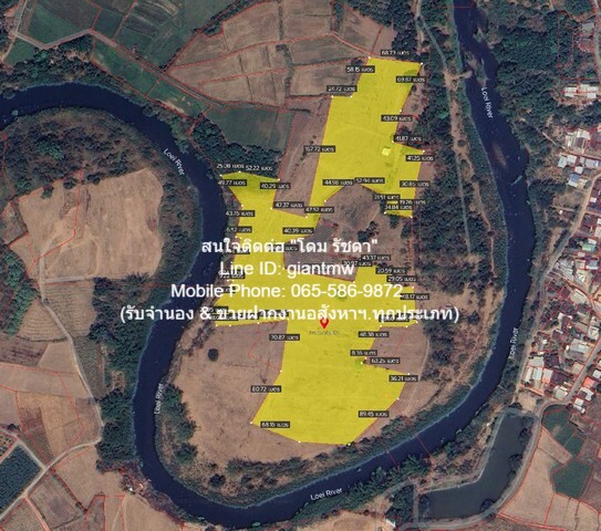 พื้นที่ดิน ขายที่ดินไร่อ้อย เนื้อที่ 45-0-31.9 ไร่ ติดแม่น้ำเลย อ.เมืองเลย จ.เลย, ราคา 18.7 ล้านบาท 47 ไร่ 0 Ngan 32 ตร.
