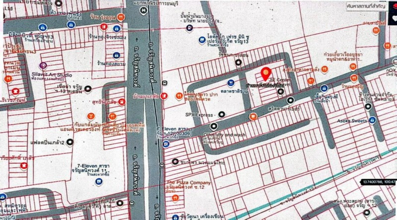 ขายอาคารพาณิชย์ใกล้สถานีรถไฟฟ้า MRT จรัญ 13 อาคาร 3 ชั้น 13 วา มีชั้นลอยและดาดฟ้า อยู่ซอยจรัญสนิทวงศ์ 12( ซ.วัดดีดวด )ติดตลาดชาติชาย ซ. จรัญสนิทวงศ์ 12 แขวงวัดท่าพระ เขตบางกอกใหญ่ กรุงเทพมหานคร