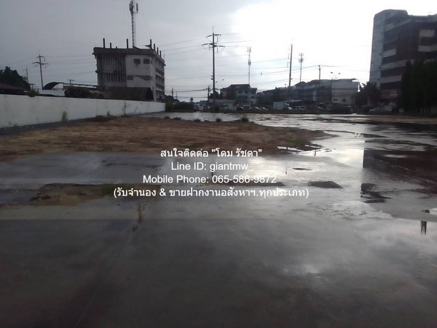 ให้เช่าระยะยาวที่ดินแปลงใหญ่ 5-3-50 ไร่ ติดถนนติวานนท์-ปทุมธานี ราคา 420,000 บาท/เดือน