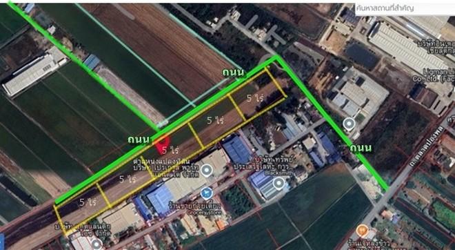 ขายที่ดิน 27 ไร่ เขต EEC ผังที่ดินม่วงจุดสีขาว อ.เมืองฉะเชิงเทรา เหมาะสร้างโรงงานทุกประเภท