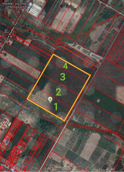 ขายที่ดินสวย ราคาดีเหมาะแก่การลงทุน 162-3-24 ไร่ นิคมพัฒนา ระยอง