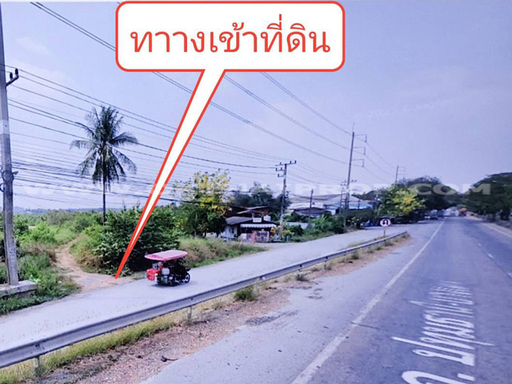 ที่ดินจัดสรรล็อคที่ 9 อยู่ฝั่งขวามือ ถ.346 ลาดหลุมแก้ว ปทุมธานี