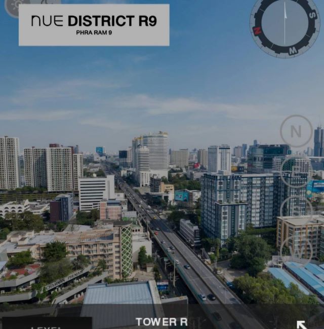 CM04254 ขายดาวน์ คอนโด นิว ดิสทริค อาร์ไนน์ Nue District R9 คอนโดมิเนียม ถนนพระราม 9