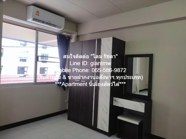 อพาร์ทแมนท์ Apartment ให้เช่า รามคำแหง 43/1 5000 – 1 BR 1 ห้องน้ำ ใหญ่ขนาด 8 Square Wah ใกล้กับ ร.ร.บดินทร์เดชา น่าอยู่ใ