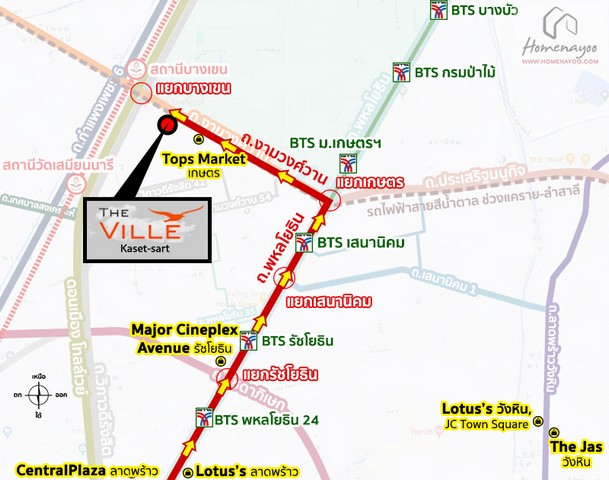 CONDOMINIUM The Ville Kasetsart เดอะ วิลล์ เกษตรศาตร์ 1นอน 2700000 BAHT ใกล้กับ ม.เกษตร คุ่มค่า อยู่ตรงข้าม ม.เกษตรศาสตร