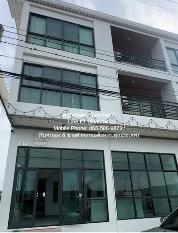 Apartment ขายอาคารพาณิชย์ 3 ชั้น (ห้องมุม) แบ่งเป็นร้านค้า และห้องพักให้เช่า มหาวิทยาลัยศรีนครินทรวิโรฒ องครักษ์ 1.5 กม.