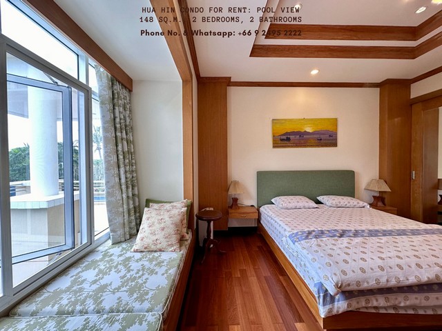 ให้เช่าคอนโดใกล้ทะเล หัวหินบลูลากูน ห้องใหญ่ 148 ตร.ม. วิวสระ Condo Hua Hin Blue Lagoon near beach for rent