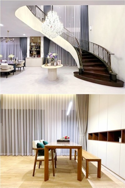 กรุงเทพกรีฑา รร. สารสาสน์วิเทศ ร่มเกล้า 900 ม.บ้านหรูใหม่ 2 ชั้น 5นอน 6น้ำ รร.นานาชาติเวลลิงตัน 604 ตร.ม.127 ตร.วา. แกรน