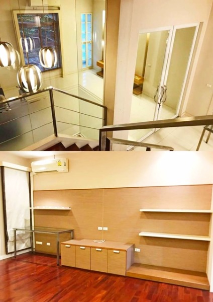 ห้องมุม 3 นอน 5 น้ำเลียบด่วนเอกมัย MRTลาดพร้าว83 1.2 กม. รร.นานาชาติสิงคโปร์กรุงเทพ 700 ม. 350 ตร.ม.จัดเต็มเฟอร์