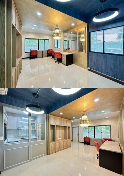 ตกแต่งเฟอร์ บิวอินท์ MRT เมืองทองธานี 3.7 กม. ทาวน์เฮาส์ 2 ชั้น ติดถนนติวานนท์ 28 ตร.วา.224 ตร.ม. ติวานนท์ เเจ้งวัฒนะ 3น