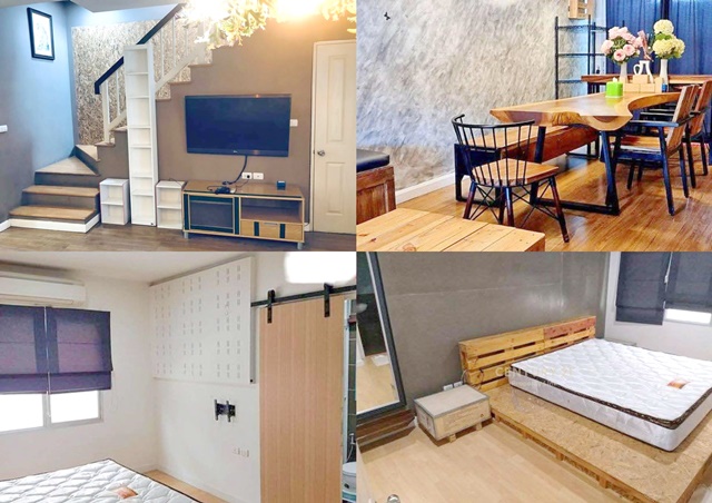 หรูหรา เฟอร์ครบ รร.นานาชาติชาร์เตอร์ 4.2 กม. ลาดกระบัง16-22 เดอะ พาซิโอ มอลล์ 1กม.โฮม 3 ชั้น 3นอน 20ตร.วา. 240 ตร.ม. APL