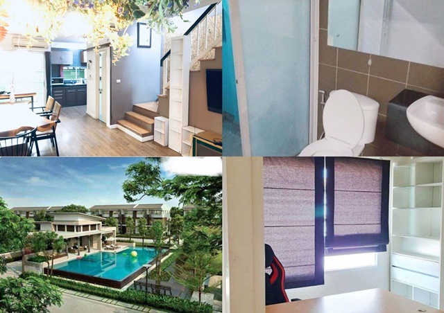 หรูหรา เฟอร์ครบ รร.นานาชาติชาร์เตอร์ 4.2 กม. ลาดกระบัง16-22 เดอะ พาซิโอ มอลล์ 1กม.โฮม 3 ชั้น 3นอน 20ตร.วา. 240 ตร.ม. APL