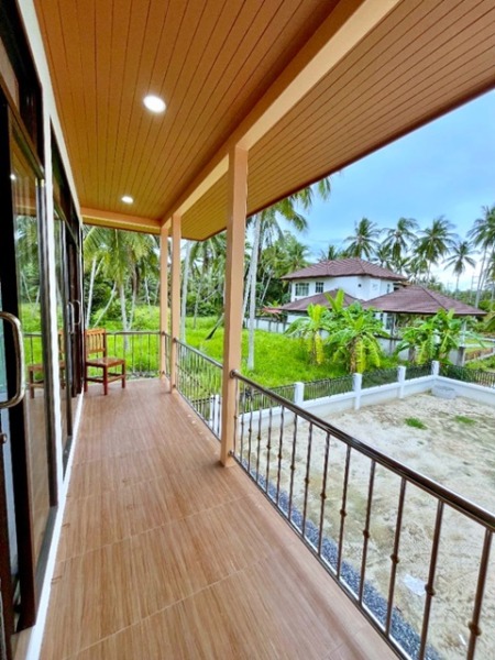 หาดท้องกรูด 300ม. เกาะสมุย พระเจดีย์แหลมสอ บ้านเดี่ยว 2 ชั้น สไตล์รีสอร์ท 120 ตร.วา.480 ตร.ม.จัดเต็มเฟอร์ เครื่องใช้ไฟฟ้
