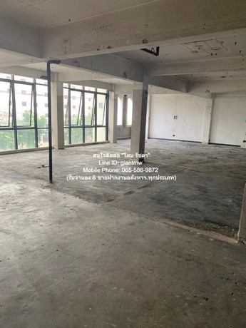 OFfice ขายอาคารสำนักงาน 6.5 ชั้น (ต้องรีโนเวท) มีช่องลิฟต์ จอดรถได้ 2 คัน ติดถนนรัชดาภิเษก 72 ตร.ว. (พื้นที่ใช้สอย 2,016