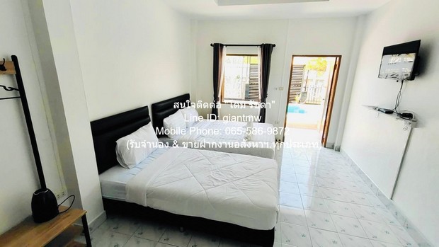 รหัส: DSL-868.4 RENT ให้เช่า โรงแรม ให้เช่าพูลวิลล่า 2 ชั้น (บ้านพักตากอากาศ) ทะเลชะอำ บนเนื้อที่ 99 ตร.ว. 7 น 8 น้ำ ราค