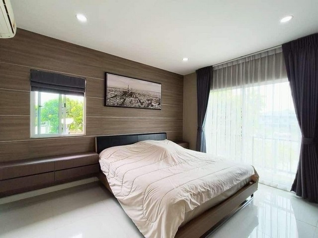 MT104 ขาย บ้านเดี่ยว หลังมุม หมู่บ้านภัสสร เพรสทีจ พัฒนาการ 38 ทำเลดี ตรงข้ามสวนหย่อม