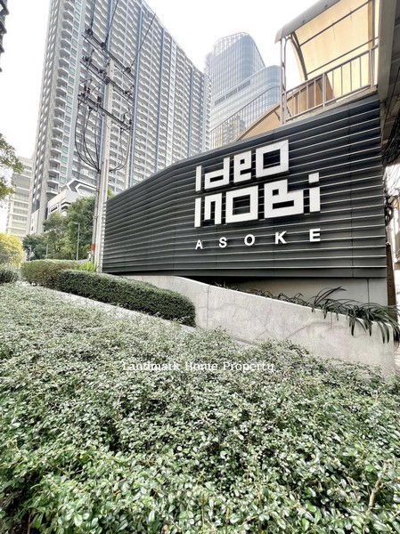 LM25-0012 ขายห้องชุด Ideo Mobi Asoke ห้องสตูดิโอ ขนาด 26.87 ตรม กั้นห้องครัว บิ๊วอินตู้เสื้อผ้า