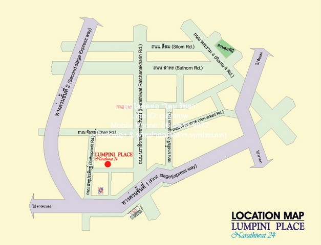 ขายคอนโด (ห้องมุม) ลุมพินี เพลส นราธิวาส 24 (Lumpini Place Narathiwat 24) BRT ถนนจันทร์ ตึก B ชั้น 9 33.27 ตร.ม. 1 น 1 น